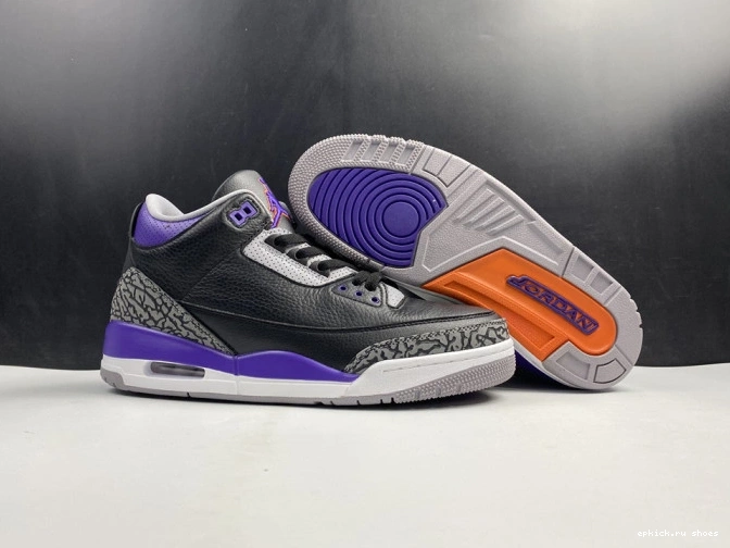 Rep Retro Black Jordan Air CT8532 Court Purple 3 050 0808